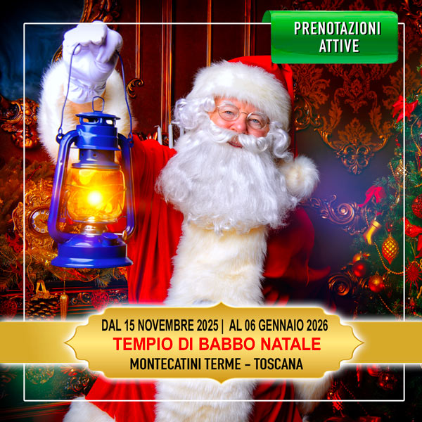 Babbo Natale Montecatini Terme 2025